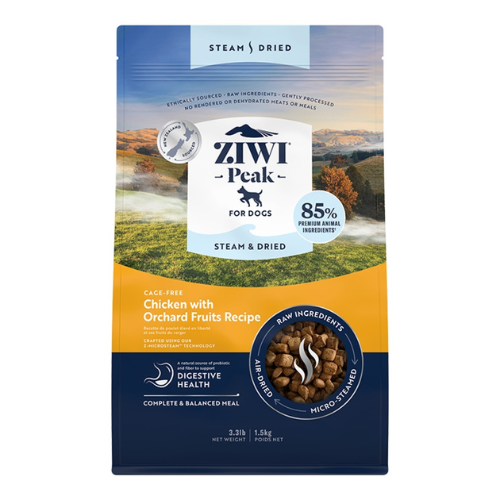 ZiwiPeak Chicken with Orchard Fruits Steam & Dried Dog Food on Sale