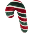 Fluff & Tuff Holiday Candy Cane 9  Plush Dog Toy For Discount