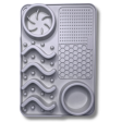 Pups Up Rectangle Lick Mat & Slow Feeder Combo Grey Online Hot Sale