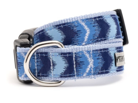 The Worthy Dog Ombre Dog Collar Blue Online now