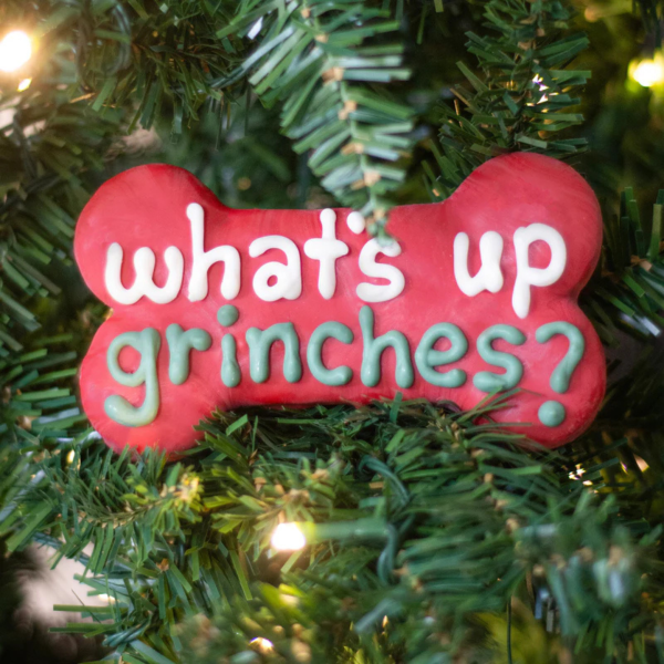 Bosco & Roxy s What Up Grinches? 6  Bone Holiday Gourmet Cookie For Discount