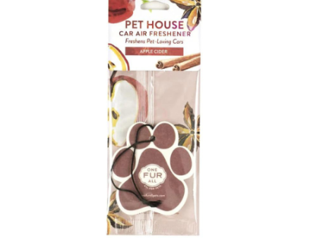 Pet House by One Fur All Apple Cider Car Air Freshener Cheap