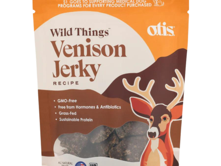 Otis Wild Things Venison Recipe Jerky Dog Treats 4 oz on Sale