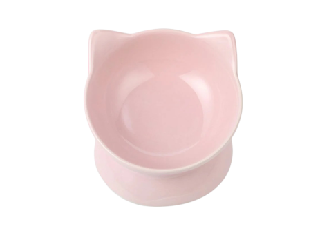 Park Life Designs Oscar Tilt Food Dish for Cats 5  Pink Fashion