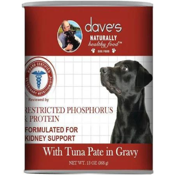 Dave s Pet Food Restricted Phosphorus & Kidney Support Tuna Dinner Canned Dog Food, 13.2-oz Discount