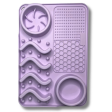 Pups Up Rectangle Lick Mat & Slow Feeder Combo Purple Supply