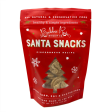 Bubba Rose Biscuit Co. Santa Snacks Biscuit Bag Holiday Dog Treats 3.5 oz For Sale