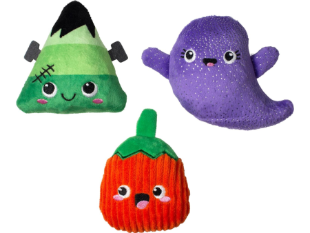 Pet Shop by Fringe Studio Spooky Squad 3 Piece Plush Dog Toy For Discount