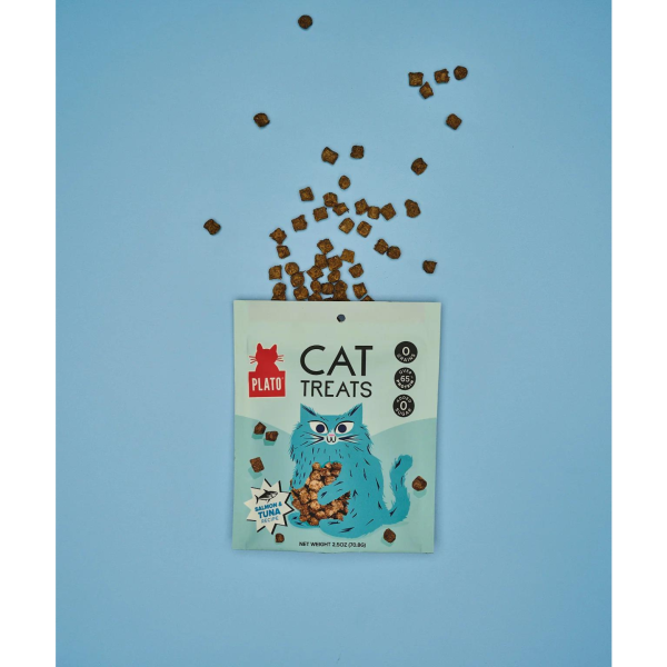 Plato Grain-Free Air Dried Tuna and Salmon Cat Treats 2.5 oz Online Hot Sale