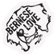 The Pet Foundry Bernese Love Vinyl Sticker Hot on Sale