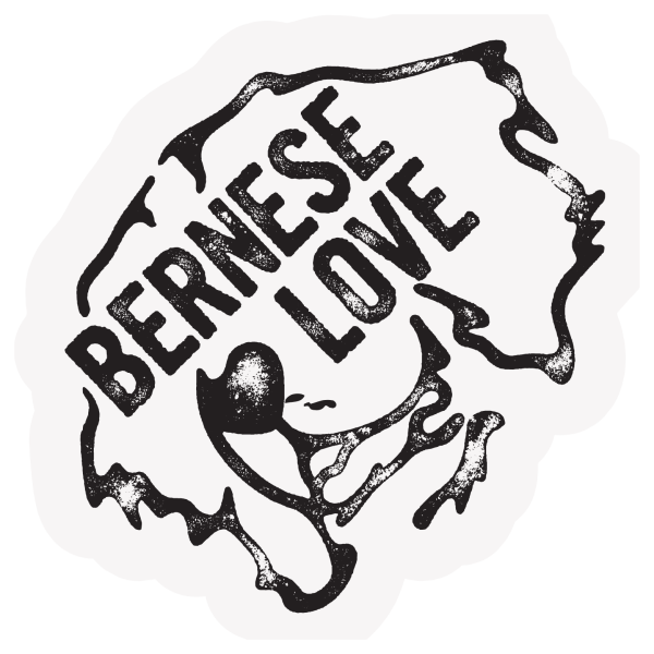 The Pet Foundry Bernese Love Vinyl Sticker Hot on Sale