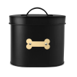 Park Life Designs Cheshire Oval Pet Treat Canister Black Cheap