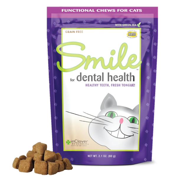 InClover Smile Dental Support Supplement Soft Chew for Cats For Discount