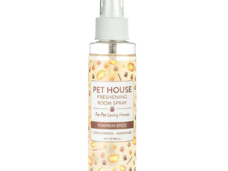 Pet House by One Fur All Pumpkin Spice Seasonal Room Spray 4 oz Online now