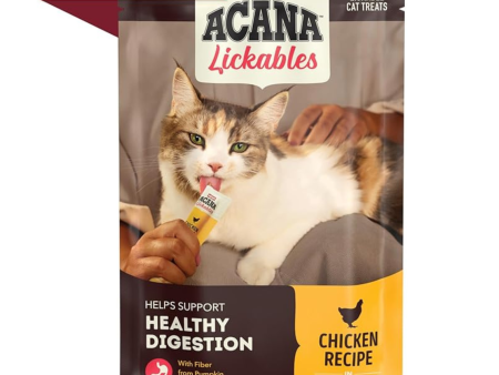 Acana Lickables Healthy Digestion Chicken Recipe Cat Treats, 2.5 oz, 5 count Online