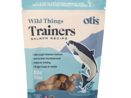 Otis Wild Things Salmon Recipe Trainers Dog Treats 4 oz Hot on Sale