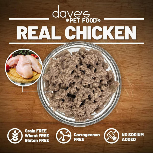 Dave s Pet Food Restricted Sodium Chicken Recipe Grain-Free Dinner Canned Dog Food, 13.2-oz For Cheap