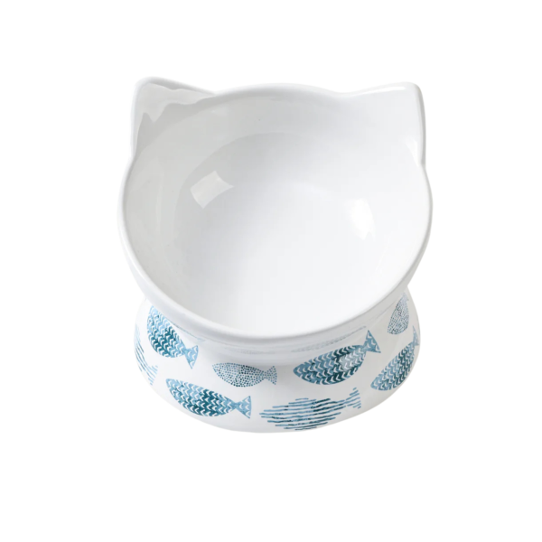 Park Life Designs Oscar Tilt Food Dish for Cats 5  Fish Cheap