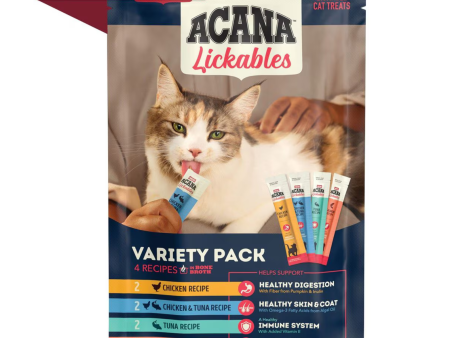 Acana Lickables Variety Pack Cat Treats, 4 oz, 8 count Online Hot Sale