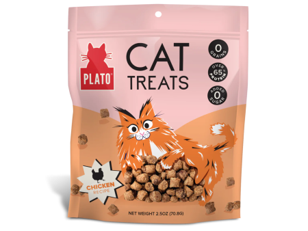 Plato Grain-Free Air Dried Chicken Cat Treats 2.5 oz Sale