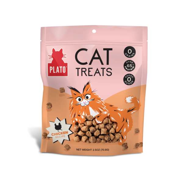 Plato Grain-Free Air Dried Chicken Cat Treats 2.5 oz Sale