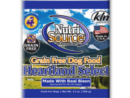 NutriSource Grain-Free Heartland Select Formula Canned Dog Food 13-oz Online