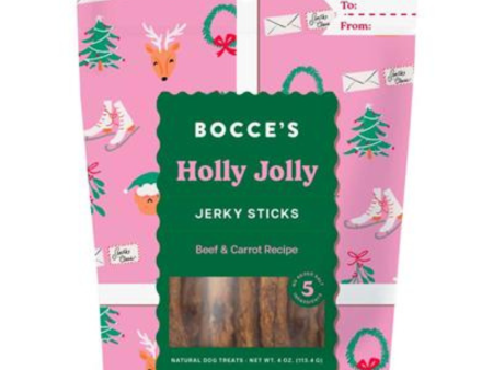 Bocce s Holly Jolly Jerky Sticks Dog Treats Online now