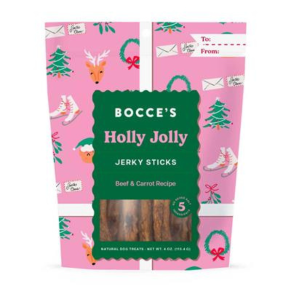 Bocce s Holly Jolly Jerky Sticks Dog Treats Online now