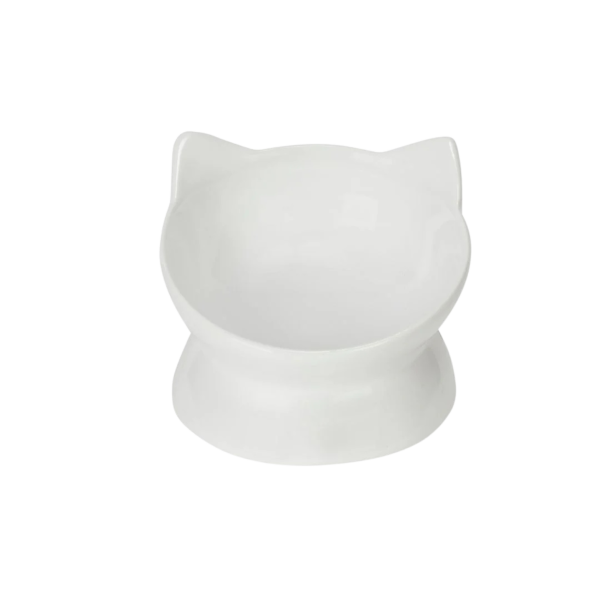 Park Life Designs Oscar Tilt Food Dish for Cats 5  White Online Hot Sale