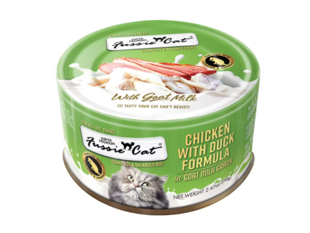 Fussie Cat Premium Chicken with Duck in Goats Milk Wet Cat Food, 2.47-oz Online Sale