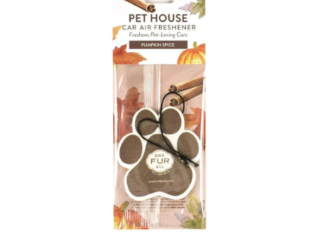 Pet House by One Fur All Pumpkin Spice Car Air Freshener Online