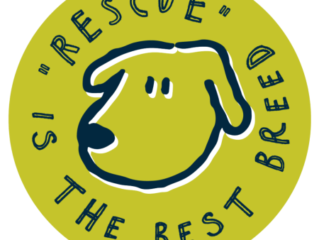 The Pet Foundry Rescue is the Best Breed Vinyl Sticker on Sale