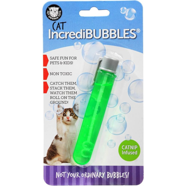 Pet Qwerks Kitty Incredibubbles Catnip Flavored Online now