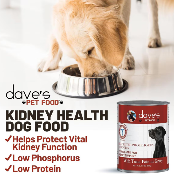 Dave s Pet Food Restricted Phosphorus & Kidney Support Tuna Dinner Canned Dog Food, 13.2-oz Discount