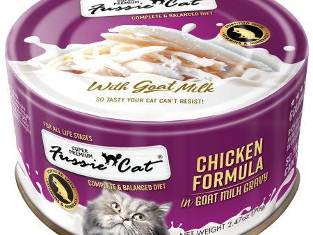 Fussie Cat Premium Chicken in Goats Milk Wet Cat Food, 2.47-oz Online Sale