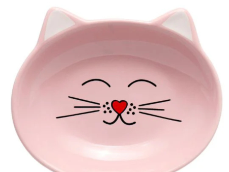 Park Life Designs Oscar Food Dish for Cats 4  Pink Sale