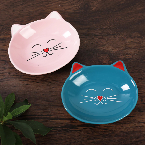 Park Life Designs Oscar Food Dish for Cats 4  Pink Sale