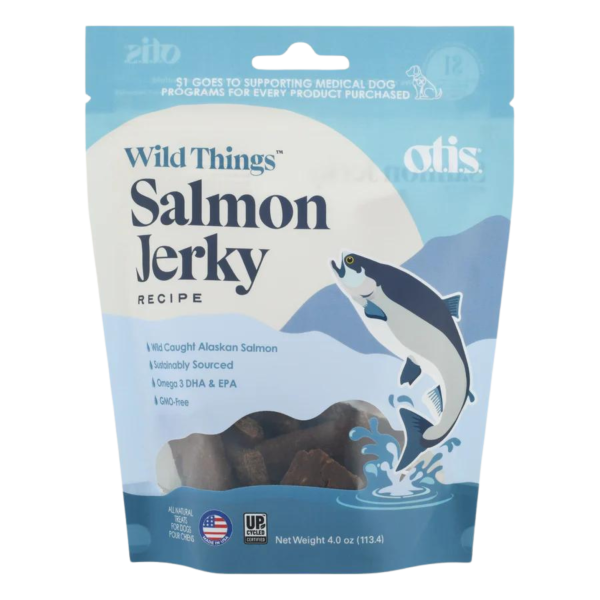 Otis Wild Things Salmon Recipe Jerky Dog Treats 4 oz Online