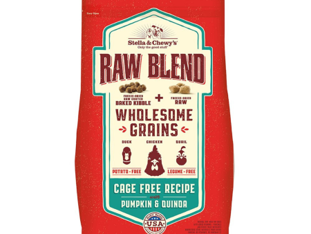 Stella & Chewy s Wholesome Grains Cage Free Raw Blend Recipe Kibble Dog Food Online