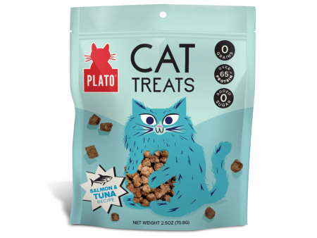 Plato Grain-Free Air Dried Tuna and Salmon Cat Treats 2.5 oz Online Hot Sale