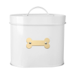 Park Life Designs Cheshire Oval Pet Treat Canister White For Discount