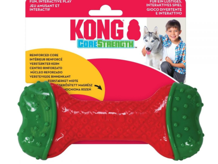 KONG Holiday Corestrength Dog Bone Fashion