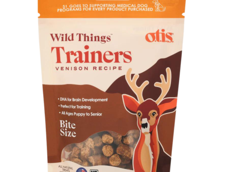 Otis Wild Things Venison Recipe Trainers Dog Treats 4 oz Supply