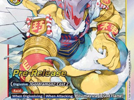 Goldramon (X Antibody) [BT16-014] [Beginning Observer Pre-Release Promos] Fashion