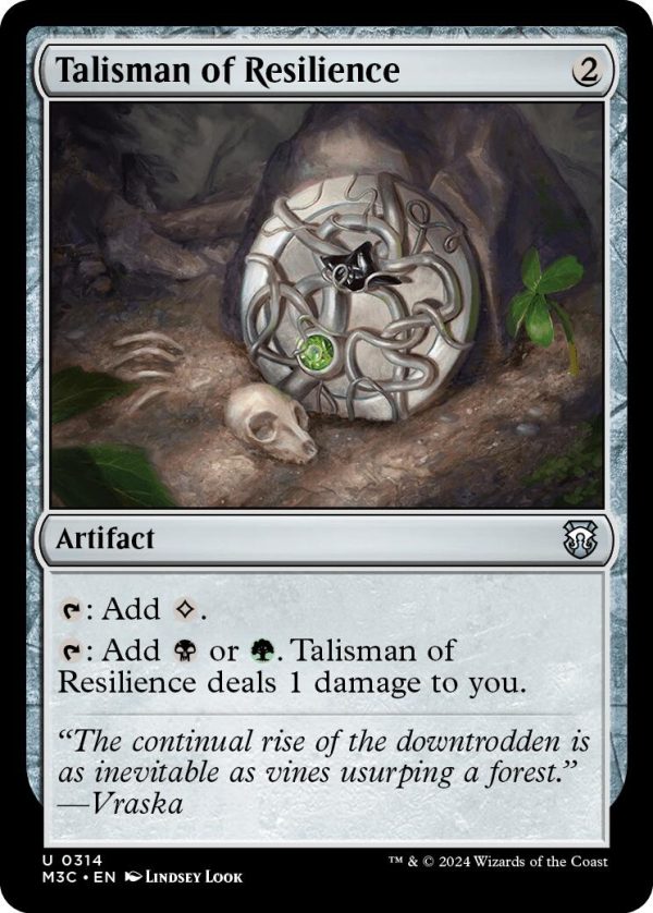 Talisman of Resilience [Modern Horizons 3 Commander] Sale