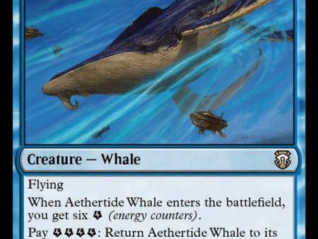 Aethertide Whale (Ripple Foil) [Modern Horizons 3 Commander] For Cheap