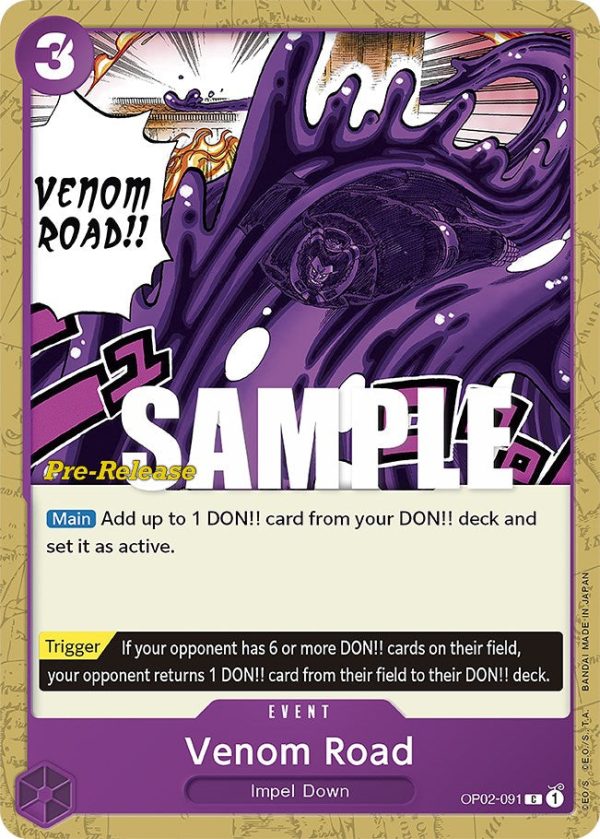 Venom Road [Paramount War Pre-Release Cards] Cheap