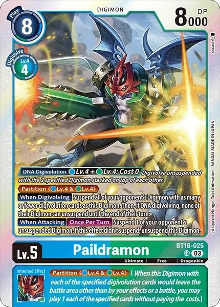 Paildramon [BT16-025] [Beginning Observer] Fashion