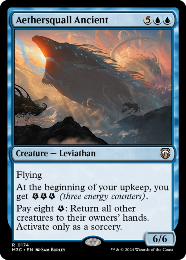 Aethersquall Ancient (Ripple Foil) [Modern Horizons 3 Commander] Cheap