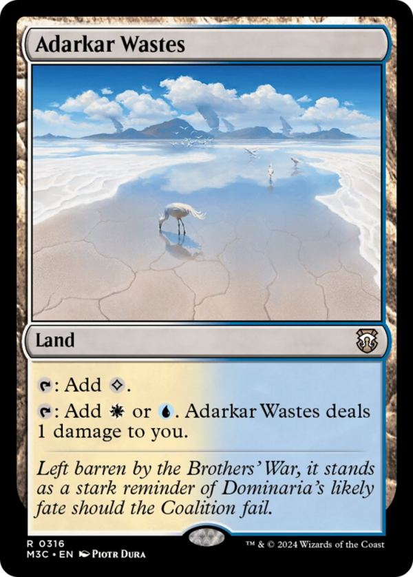 Adarkar Wastes (Ripple Foil) [Modern Horizons 3 Commander] Supply